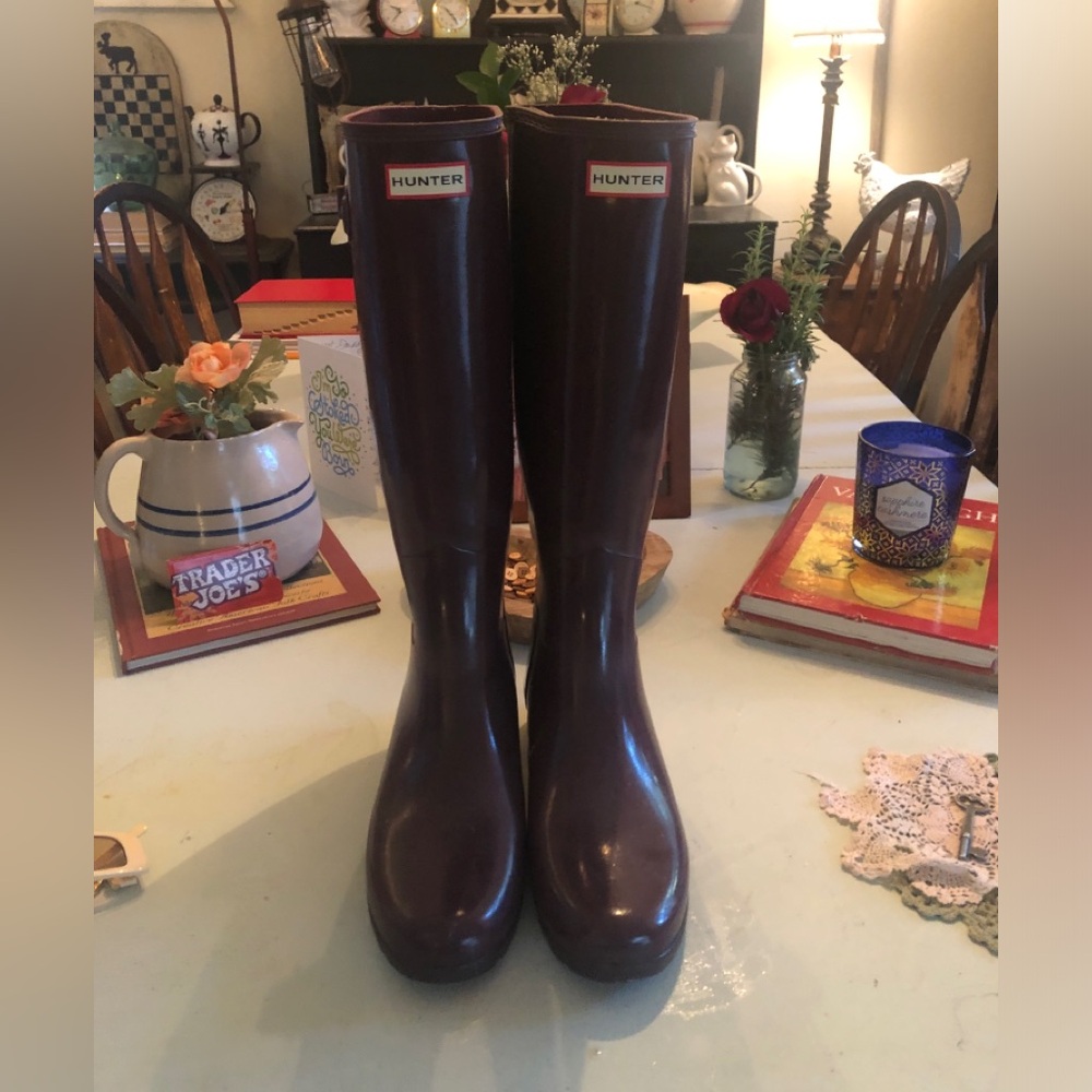 Hunter Women's Winter & Rain Boots - burgundy
